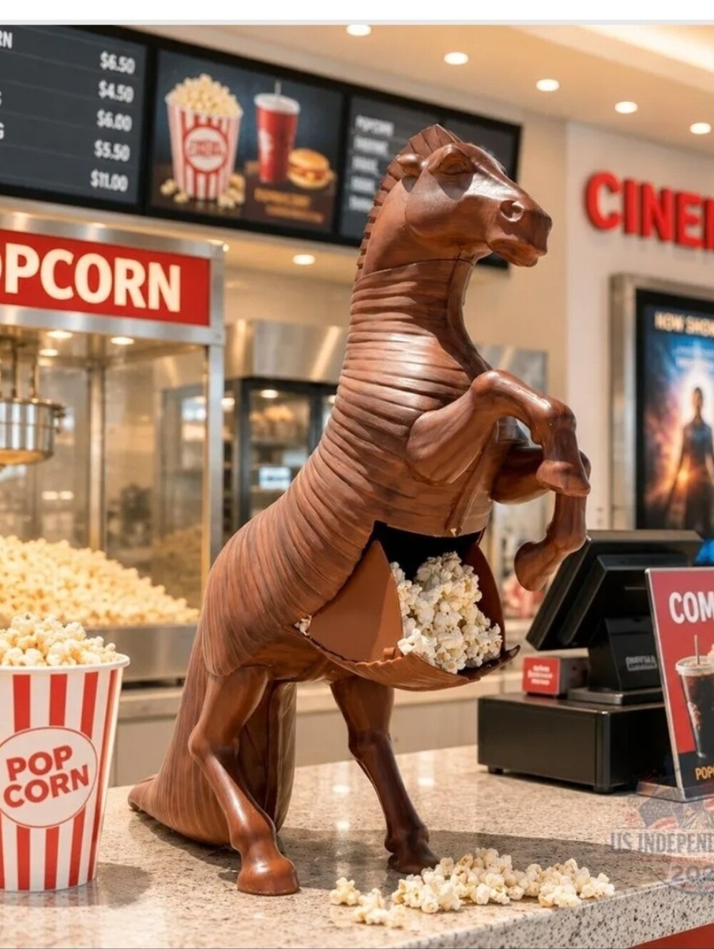 NEW The Odyssey Trojan Horse Collectible Popcorn Bucket - Ships ASAP - Limited